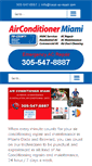 Mobile Screenshot of airconditionermiami.com